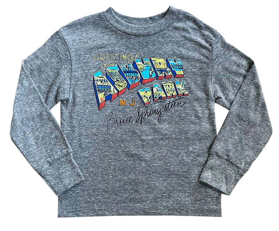 Bruce Springsteen Asbury Park Tri Blend Long Sleeve