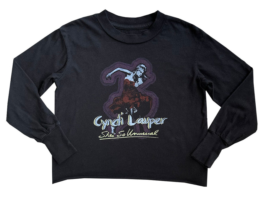 Cyndi Lauper Organic Not Quite Crop Long Sleeve