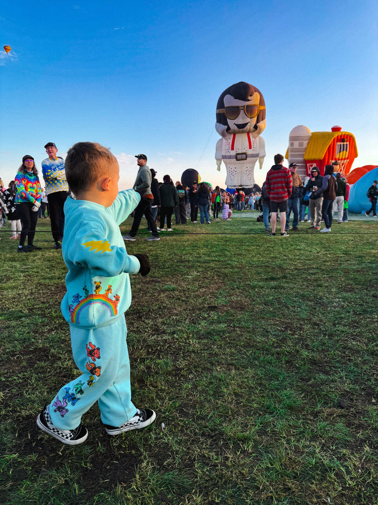grateful dead rainbow bear sweatpants