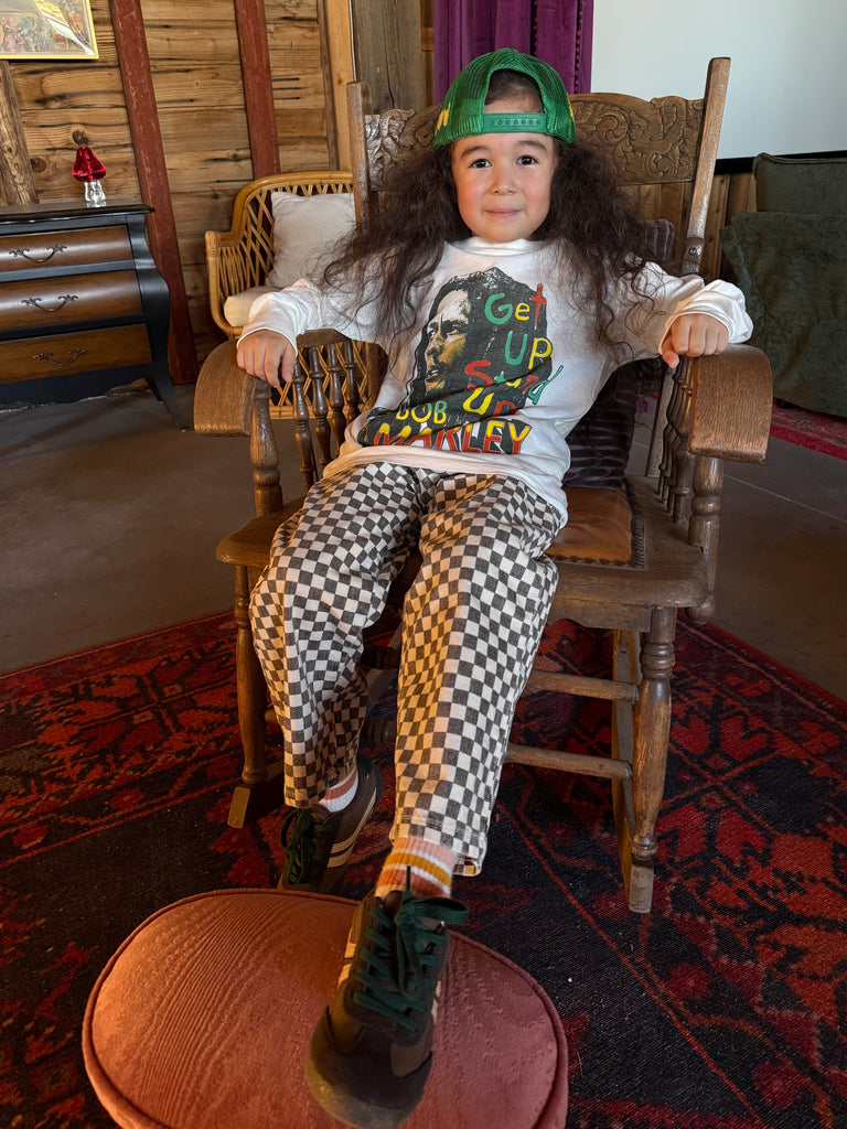 vintage bob marley kids tee