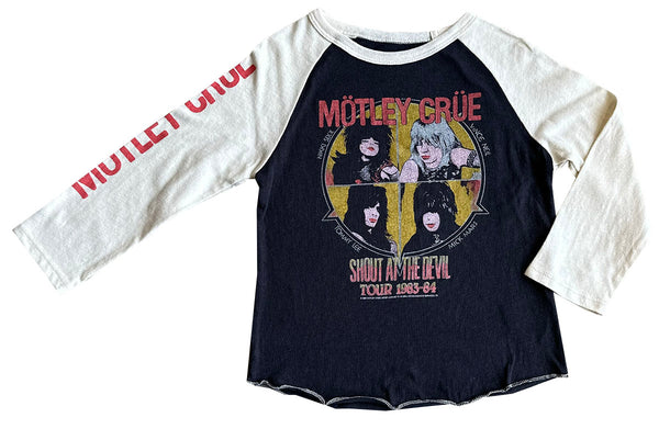 2003 Mötley Crüe by Dragonfly Girls Girls on sale Girls Raglan Tee nSize XL