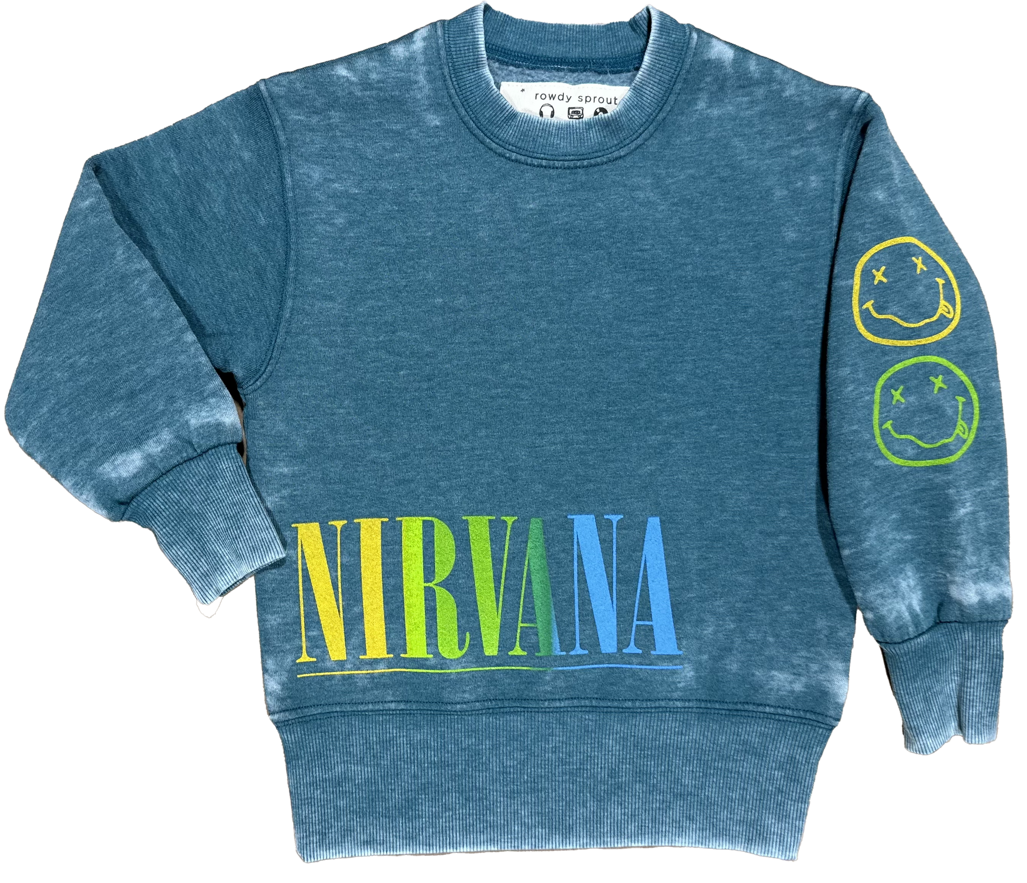 Nirvana Green Nevermind Crewneck – Rowdy Sprout