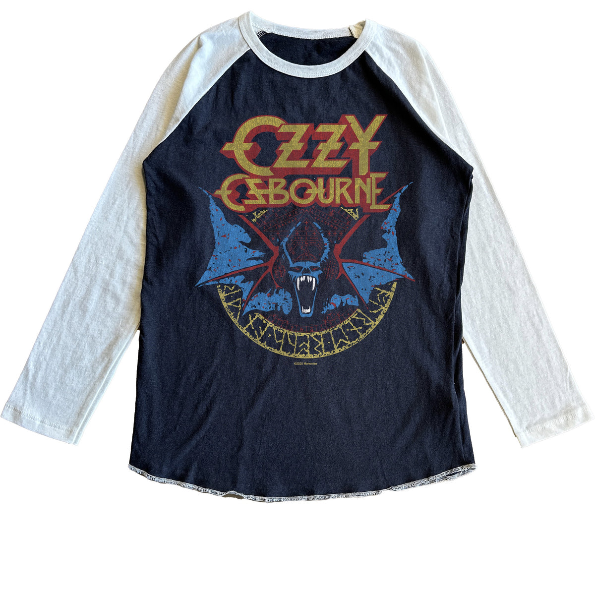 Ozzy Osbourne Bat raglan Tee – Rowdy Sprout