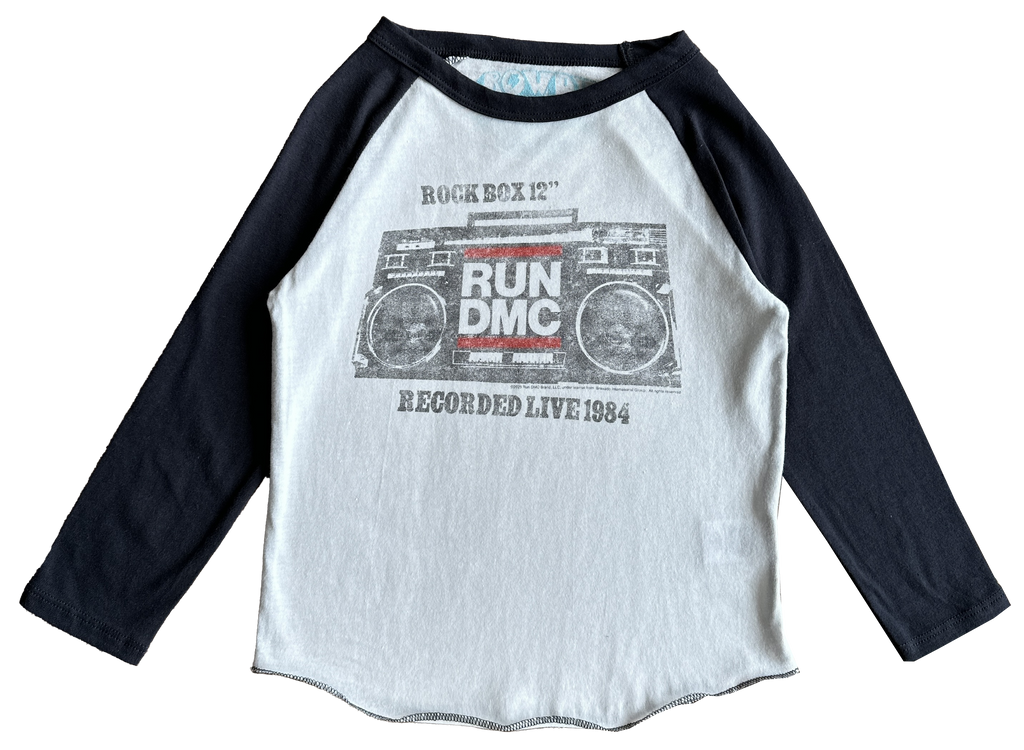 Run DMC youth raglan shirt