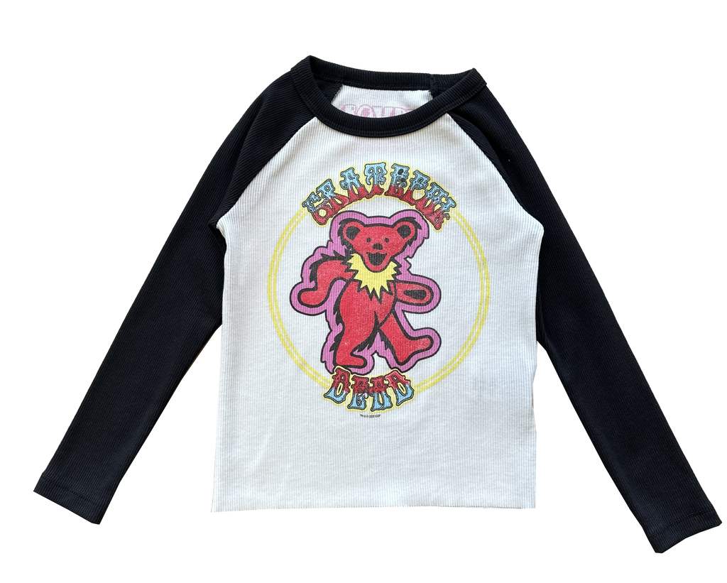 grateful dead bear kids long sleeve