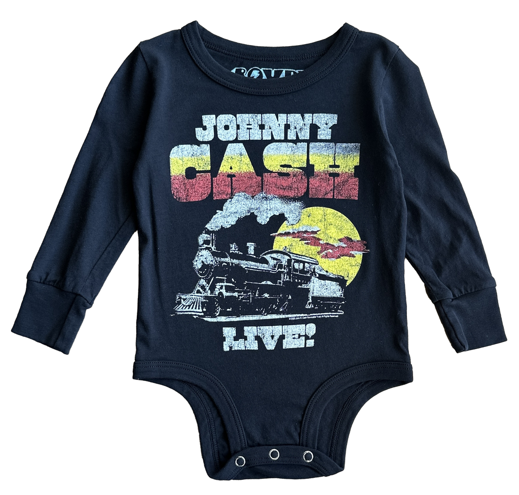 Johnny Cash baby onesie