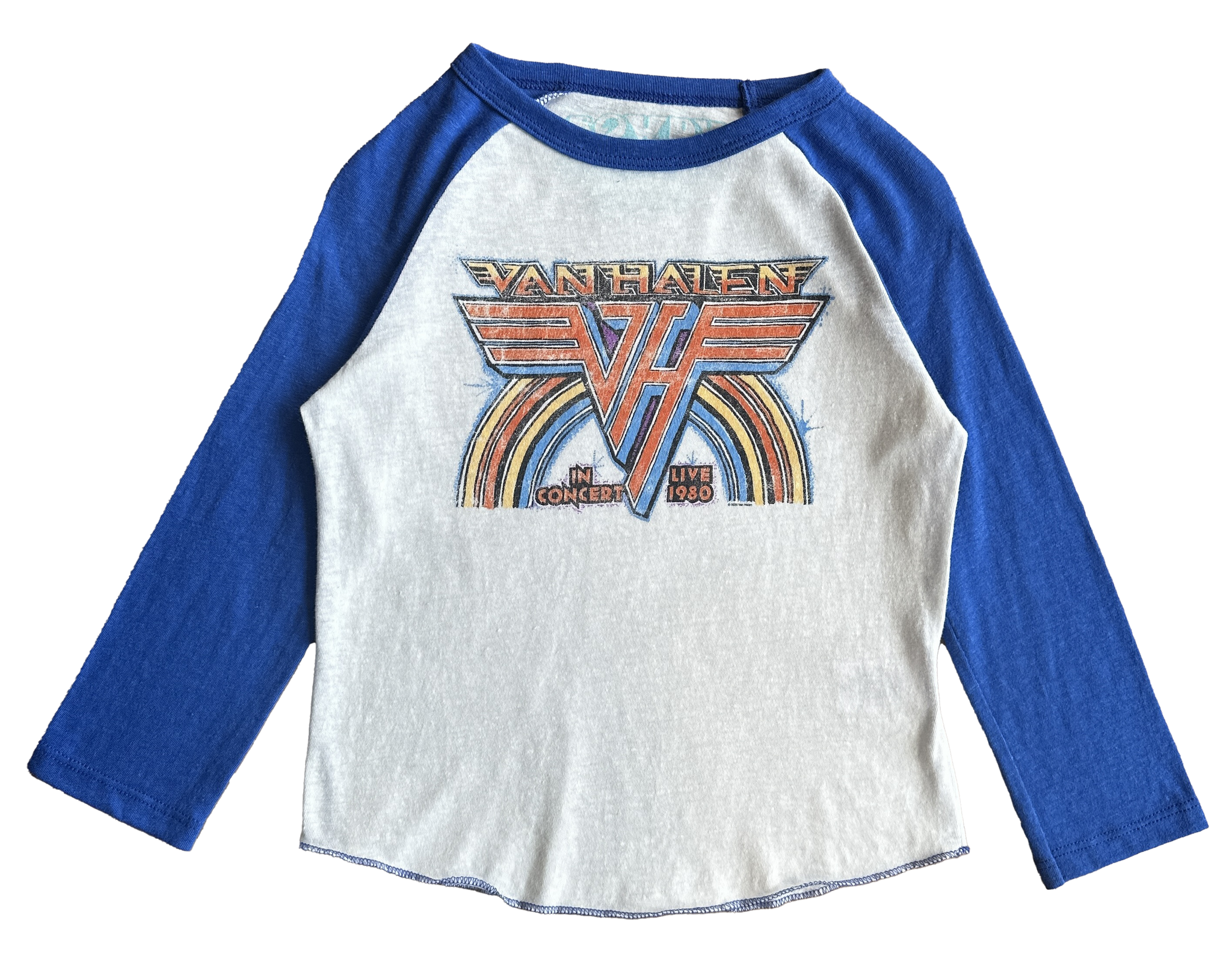 Van Halen 1980 Live In Concert Raglan – Rowdy Sprout