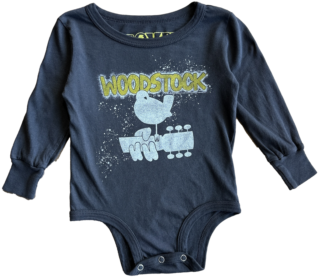 woodstock vintage onesie