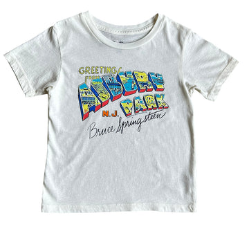 Bruce Springsteen Asbury Park Organic SS Tee - white