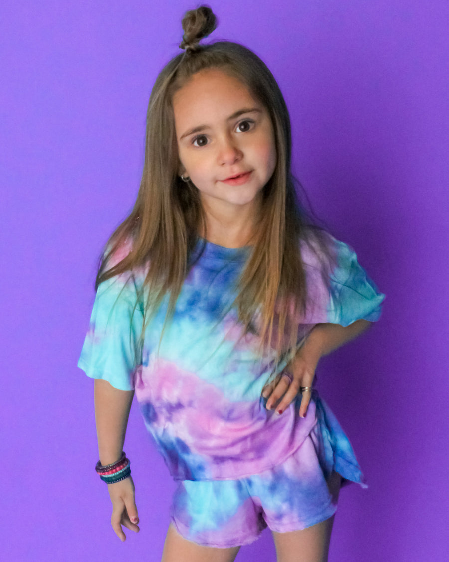 Lilac Gardens Lux Slouch Tee
