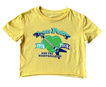 Tom Petty Organic Short Sleeve Crop Tee